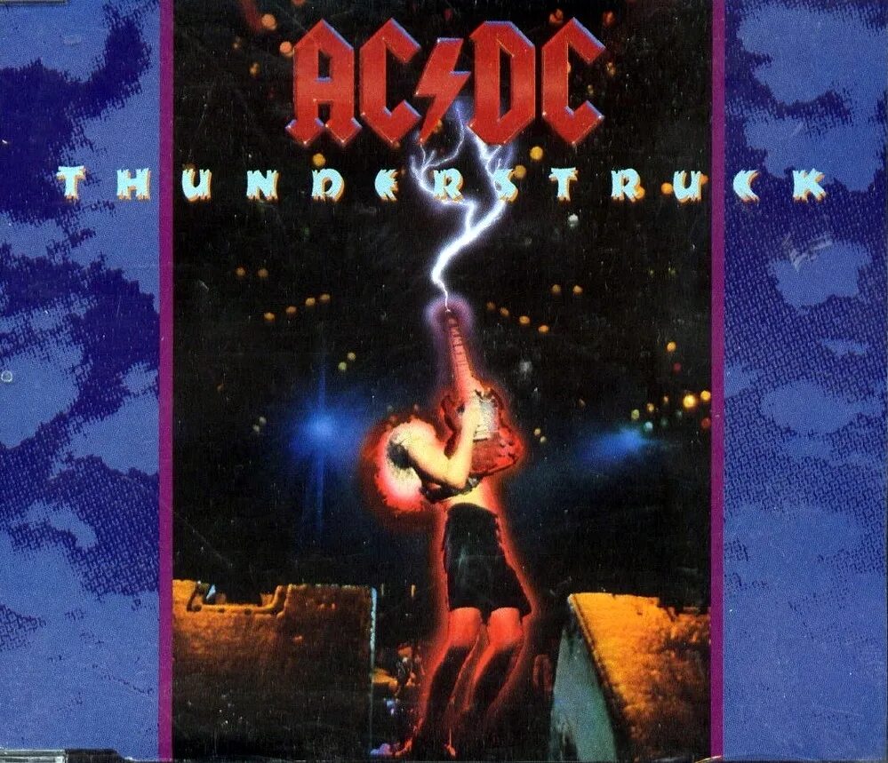 Асдс тундерструк. AC DC Thunderstruck. AC DC 1990. AC DC Thunderstruck альбом. AC/DC обложка CD.