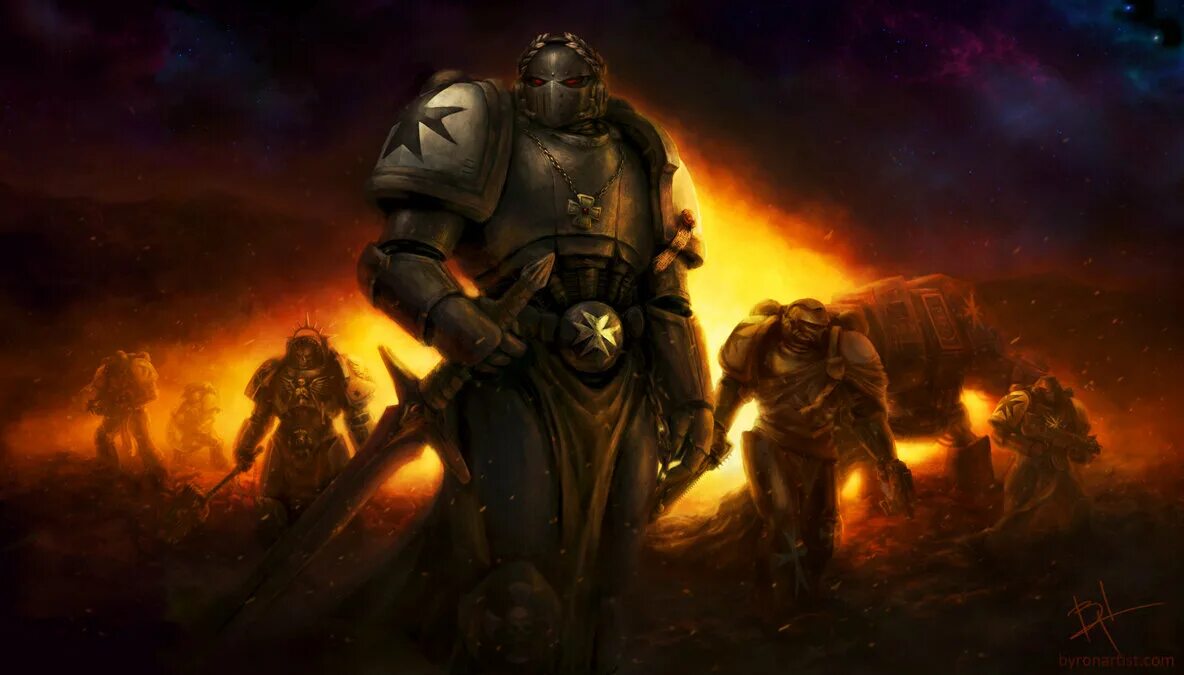 Чёрные храмовники warhammer 40000. Чемпион императора черный храмовник. Вархаммер 40000 черные храмовники. Вархаммер 40000 black templars. Вархаммер 40000 черные храмовники.