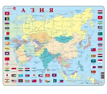 Карта азии по странам