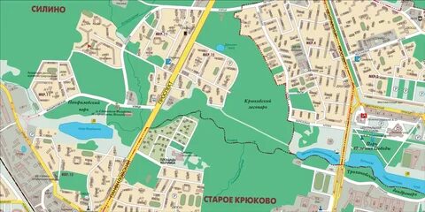 Где находится зеленоград на карте