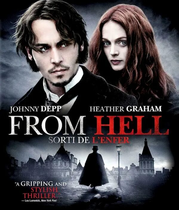 From hell download. Из ада  from hell [2001]. джонни депп из ада. из ада постер.
