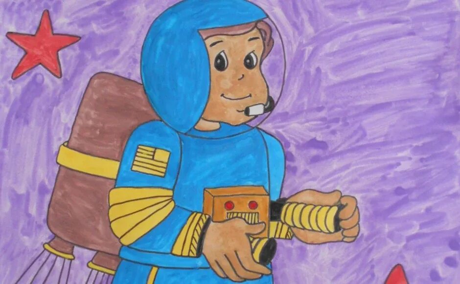 Космонавт рисунок 7 класс. Рисунок на тему космонавт. рисунок ко дню космонавтики. космонавт рисунок детский. рисование космонавт старшая группа.