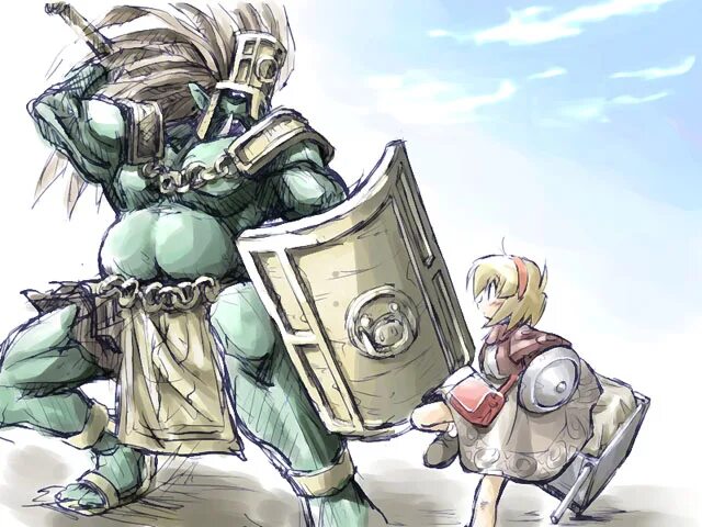 Рагнарок торговец. Орки рагнарок. Dnd огр. Рагнарок монстры. Рагнарок герой.