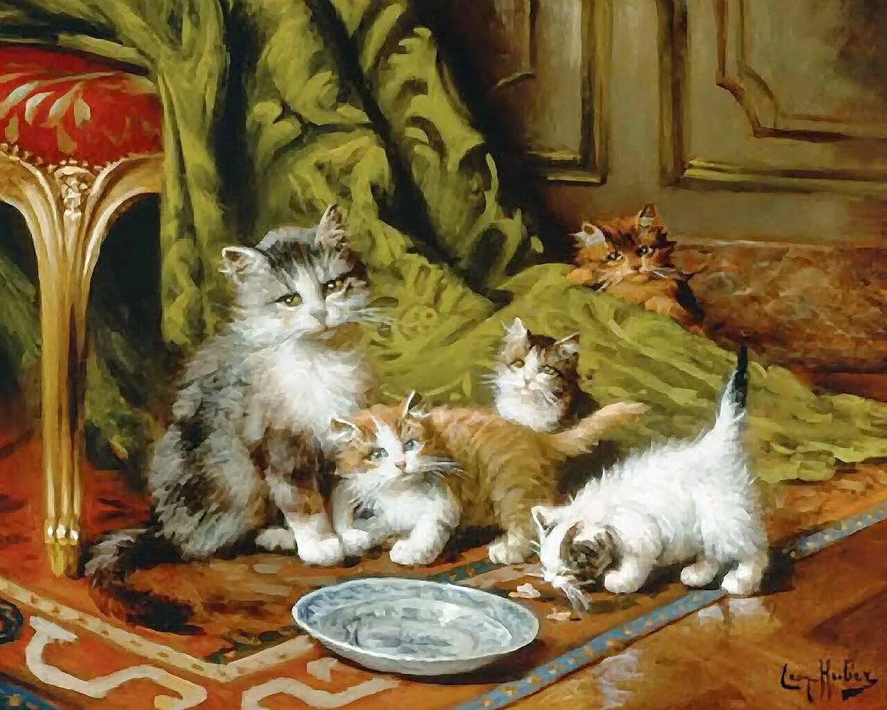 Кошки Генриетты Роннер-Книп. Picture me cats
