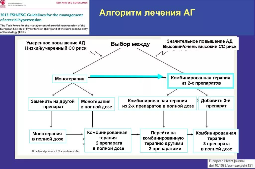 Алгоритмы лечения заболеваний