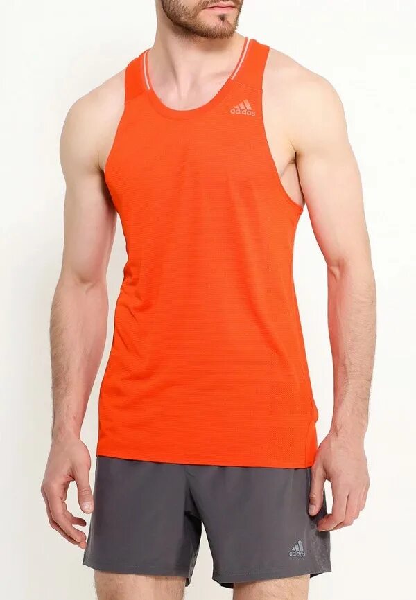 оранжевая майка мужская.