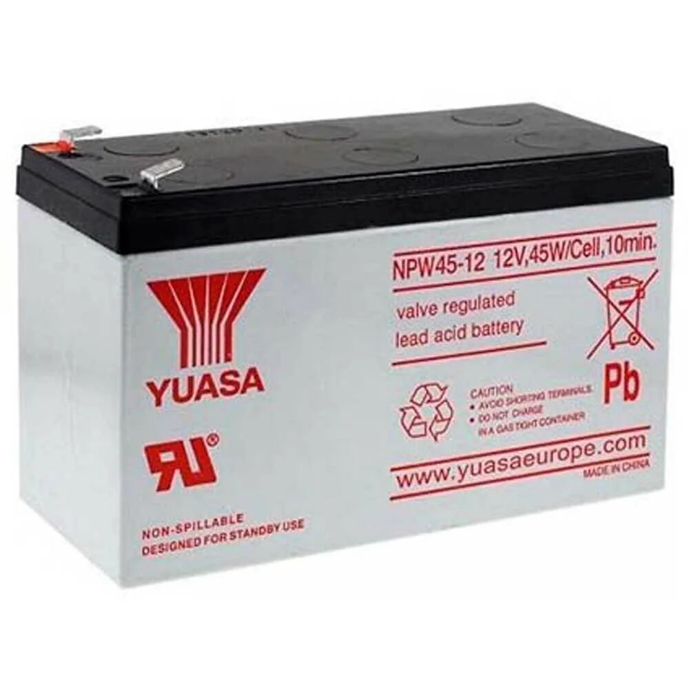 Yuasa npw45-12 12v 45w/Cell 10 min. Yuasa для ИБП NPW 45-12. Аккумулятор Yuasa 12v npw45-12. Аккумуляторная батарея для ИБП Yuasa np12-12 549061. Yuasa 12v