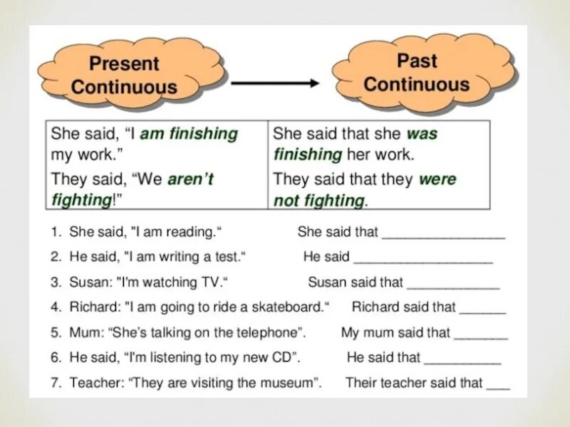 She said how many. Present simple Continuous разница. Past Continuous. Паст презент континиус. Present past Continuous упражнения.