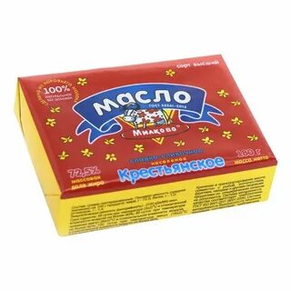Масло сладко сливочное состав