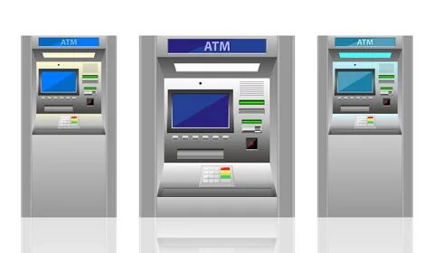 Atm machine vector design illustration isolated on white background 1844214 Vect