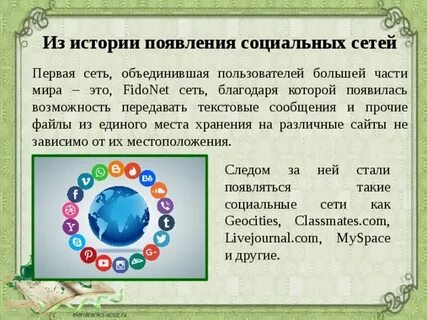 Когда появились соц сети
