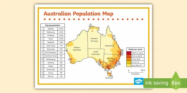 Плотность австралии максимальная и минимальная. Australia population Map. Australia population density Map. Australia population on the Map. Плотность населения Австралии.