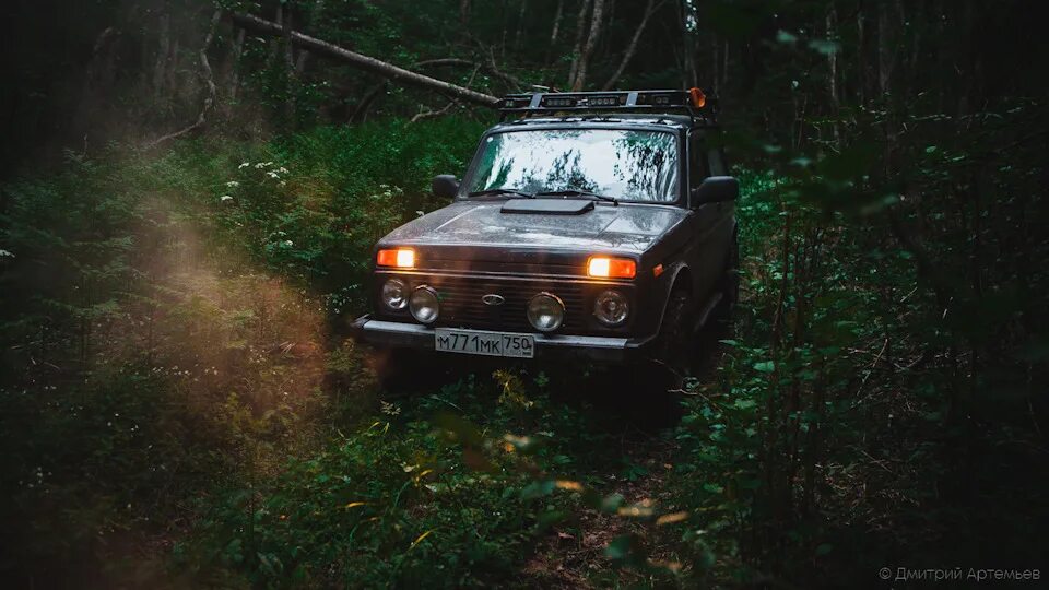Нива в лесу фото Нивка в лесу. Lada 4x4 3D, 1,7 л, 2013 года покатушки DRIVE2