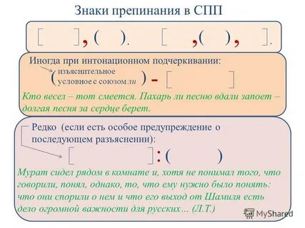 Постановка препинания