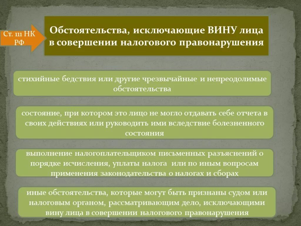 Налоговые правонарушения. Обстоятельства исключающие вину лица в совершении налогового. Обстоятельства исключающие вину лица в совершении правонарушения. Обстоятельства исключающие вину налогоплательщика. Обстоятельства исключающие вину в налоговом праве.