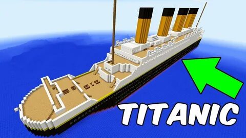 Титаник в майнкрафте