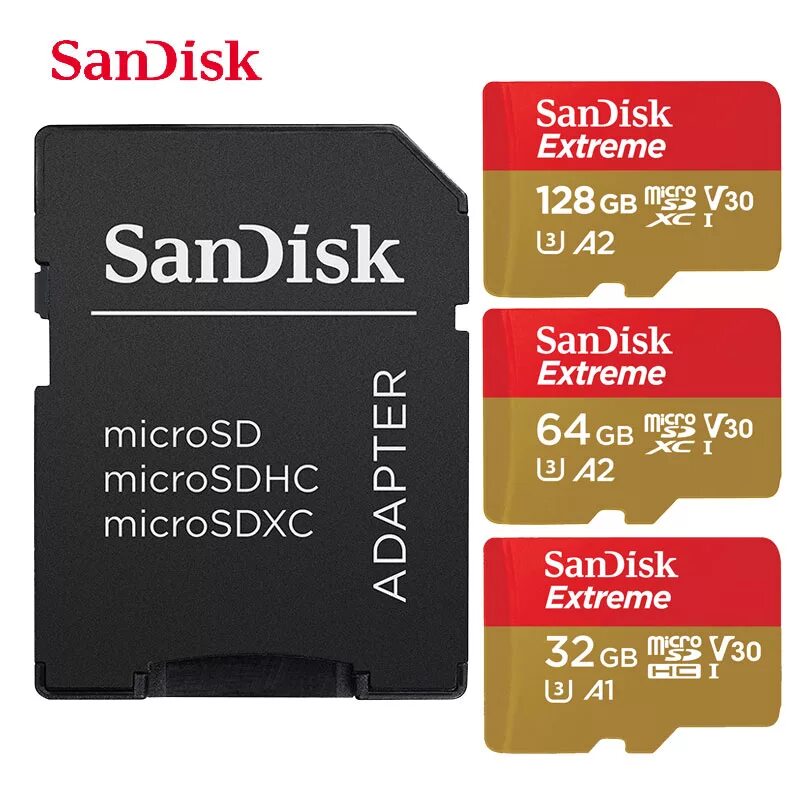 Sandisk купить карту. MICROSD u3 128gb extreme. SANDISK MICROSD 128gb. SANDISK 256 GB MICROSD. SANDISK extreme MICROSDXC 128 ГБ.