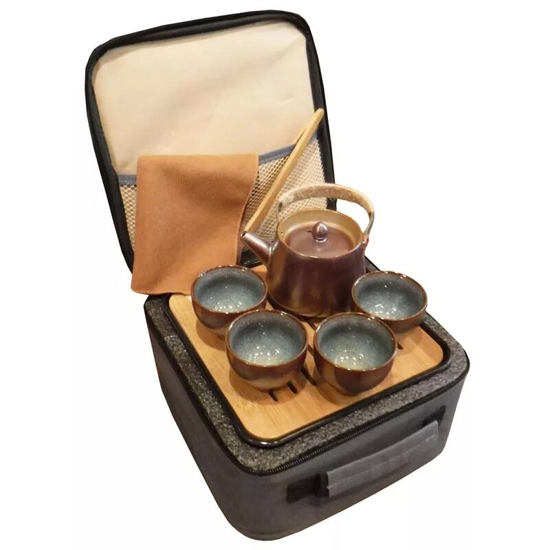 Китайская церемония чаепития сервиз. Китайский чайный набор. Набор для чаепития китайский. Чайной церемонии набор исин. Походный набор для чайной церемонии.