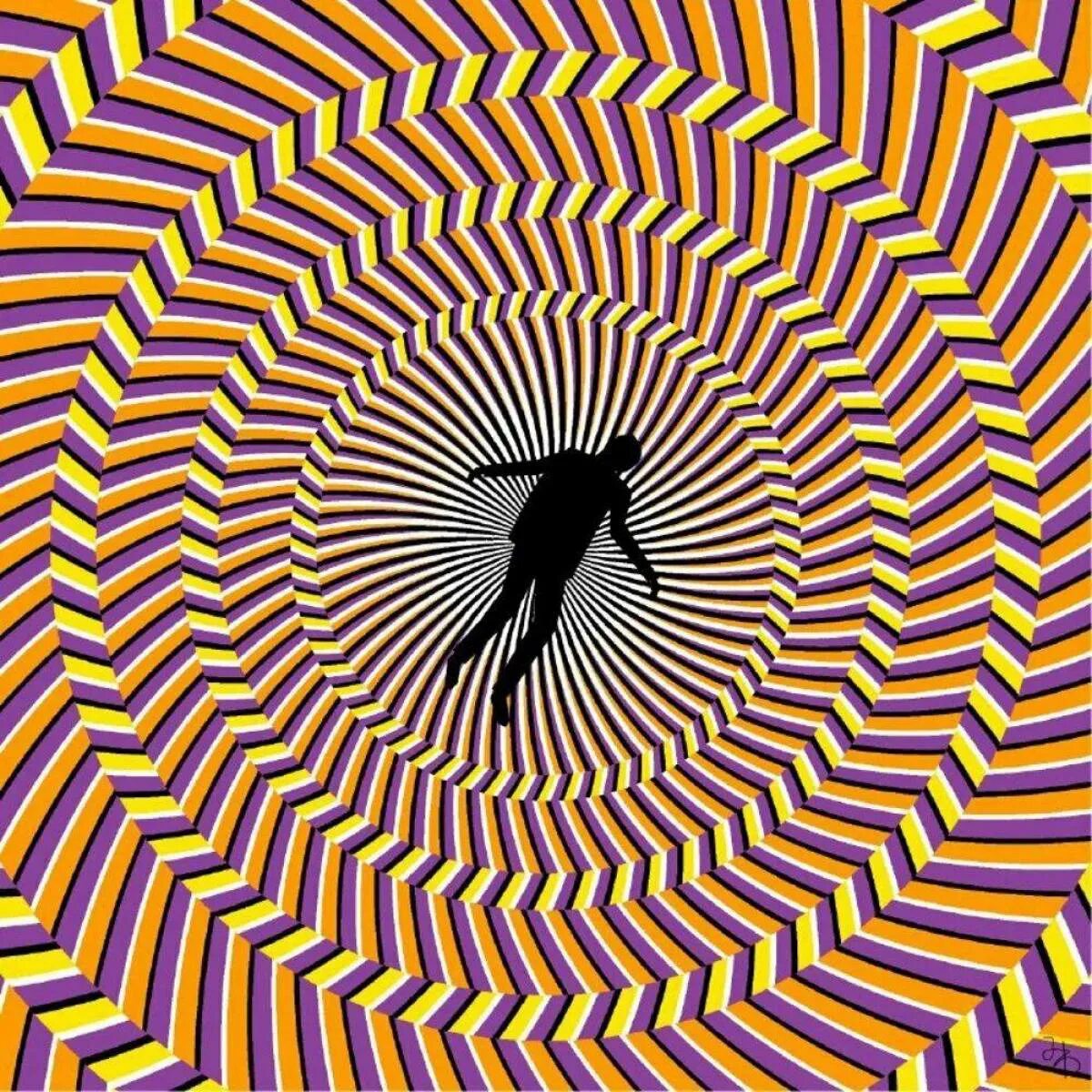 Moving image. «Оптические иллюзии» (Автор Джейкобс ПЭТ). Иллюзия движения. Оптические иллюзии движения. Обман зрения.