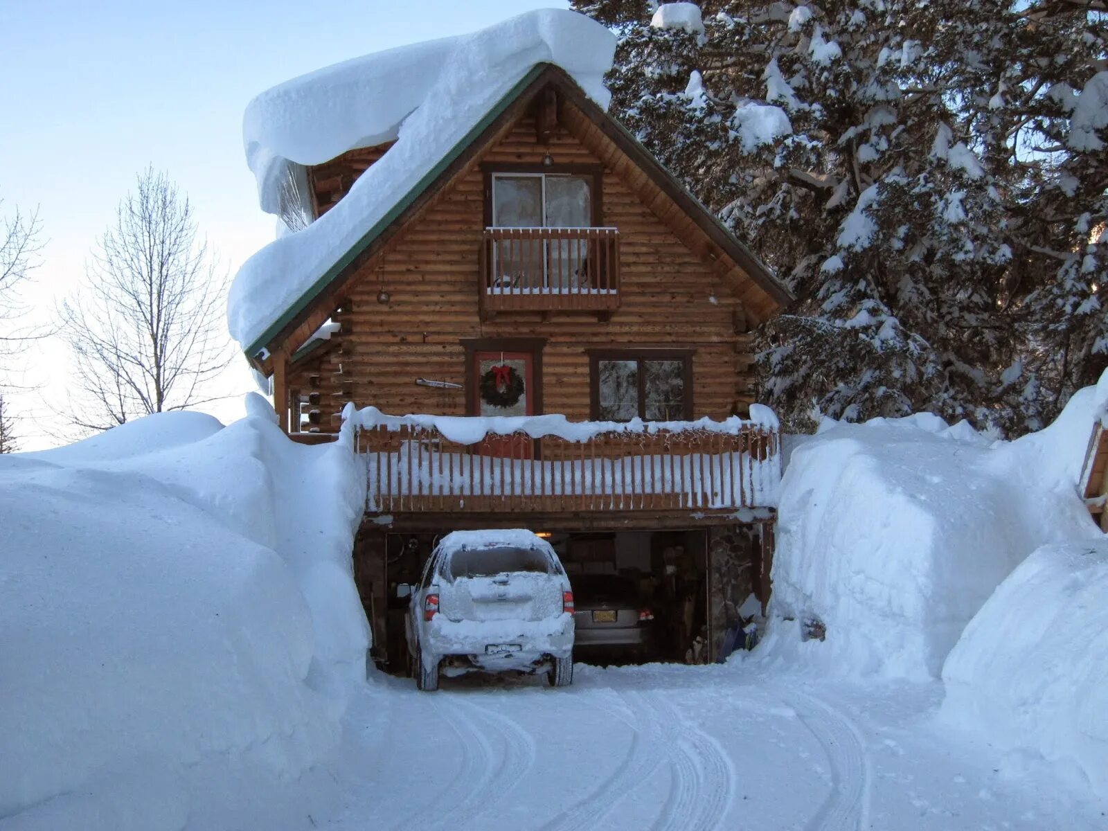 Валдиз Аляска. Город Вефиль Аляска. Зимние домики на Аляске. Домик на Аляске зимой.