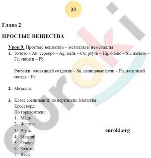 Химия 8 класс габриелян стр 36