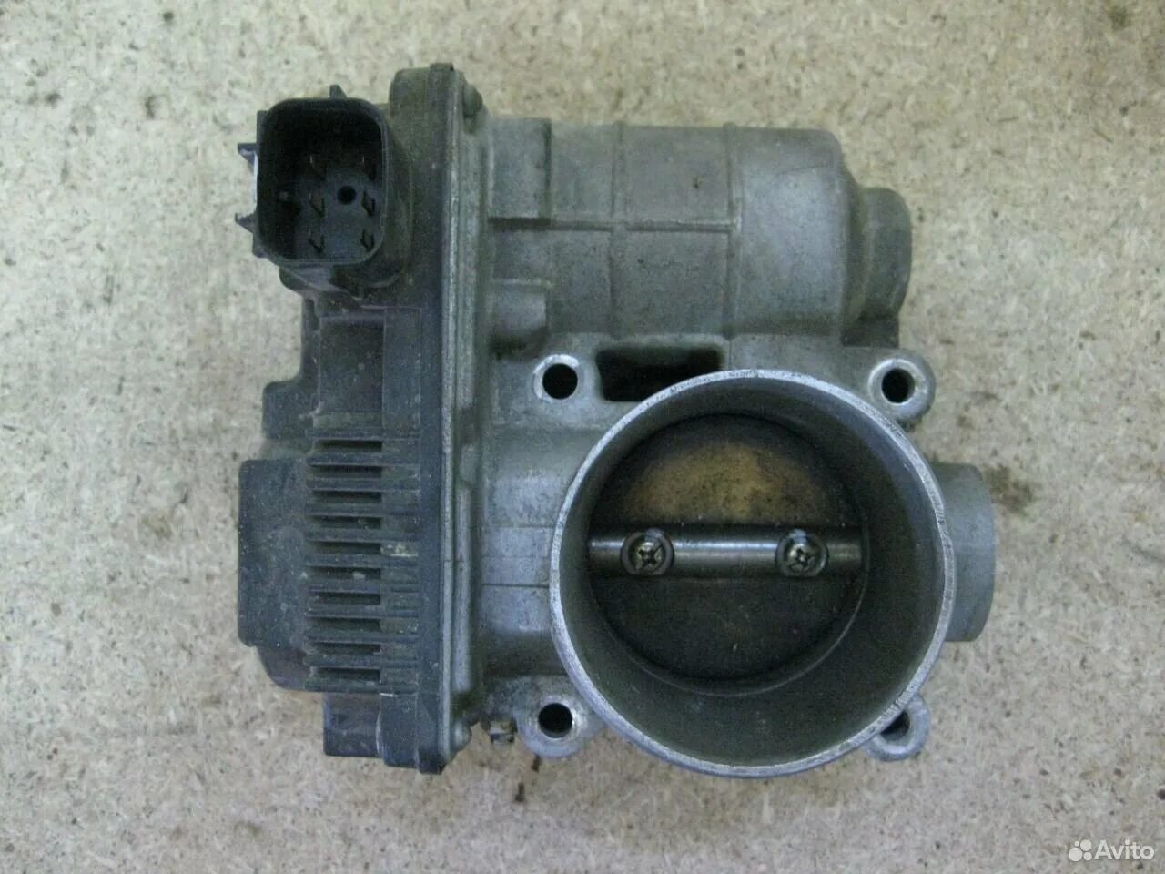 Заслонка дроссельная Nissan Primera P12 2002-2007 2003 купить бу по цене 7479 ру