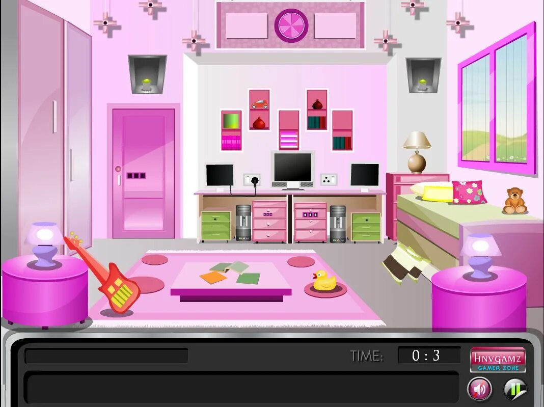 Игры комнаты видео. Розовая игра. Розовая комната в тока. Розовый цвет в играх. Флеш игры комнаты.