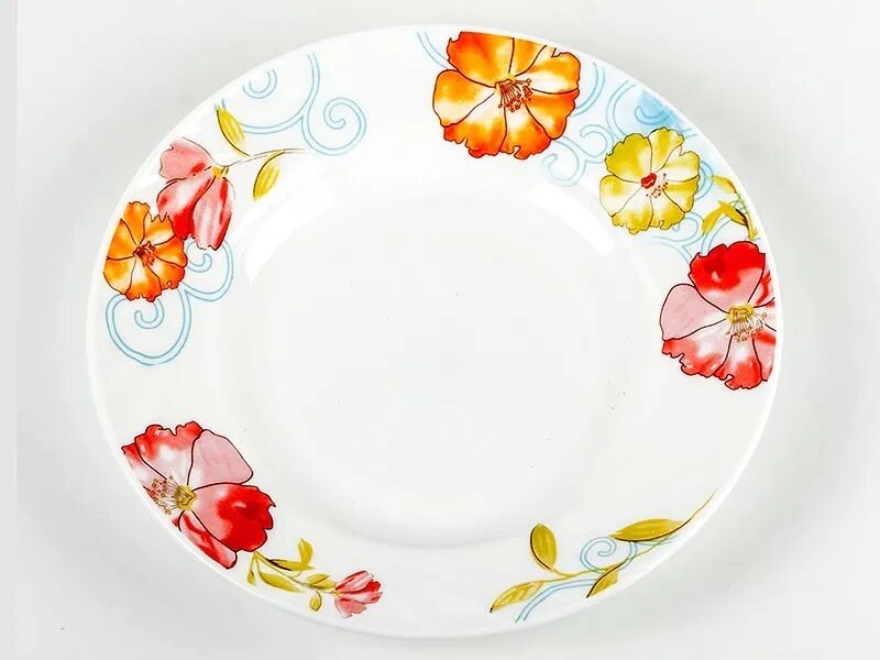 тарелки из опалового стекла. столовый сервиз millimi дионис 13 предметов. тарелки из опалового стекла. опалового стекла. салатник 155мм.