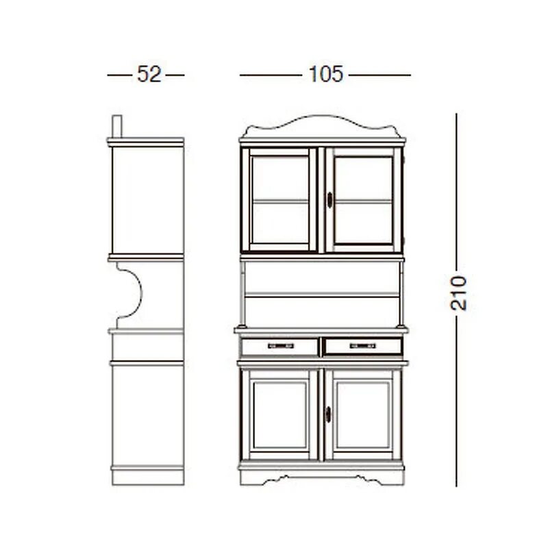 Кухонный буфет размеры. Сервант верди 170. St9332 буфет. Ширина серванта. Витрина венеция 703.