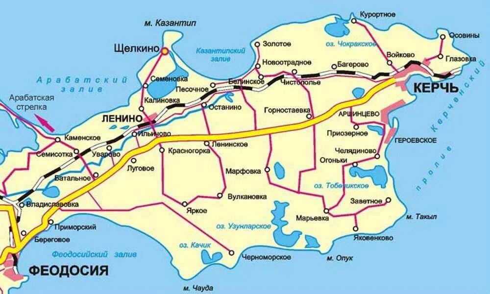 Керченский полуостров на карте Крыма. Керченский полуостров на карте. Грязевые вулканы на Азовском море Крым на карте. Карта Керченского полуострова подробная. Тамань феодосия