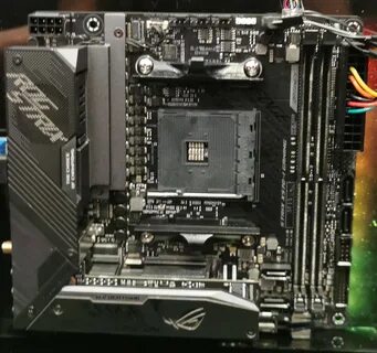 Материнская плата asus rog strix x570