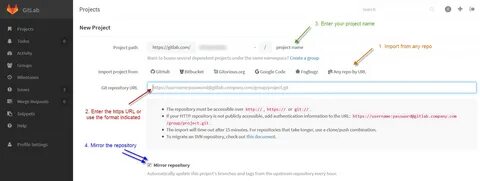 Gitlab password