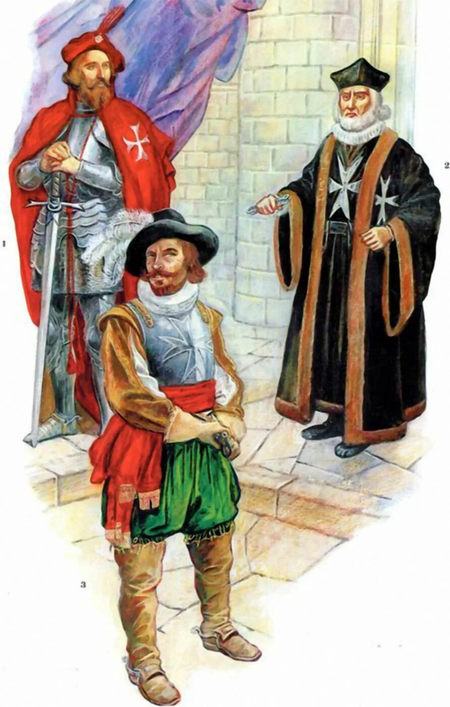 Early order. Мальтийский рыцарь 17 века. Испанские рыцарские ордена. Мальтийские Рыцари в 17 веке. Мальтийский рыцарь 16 века.