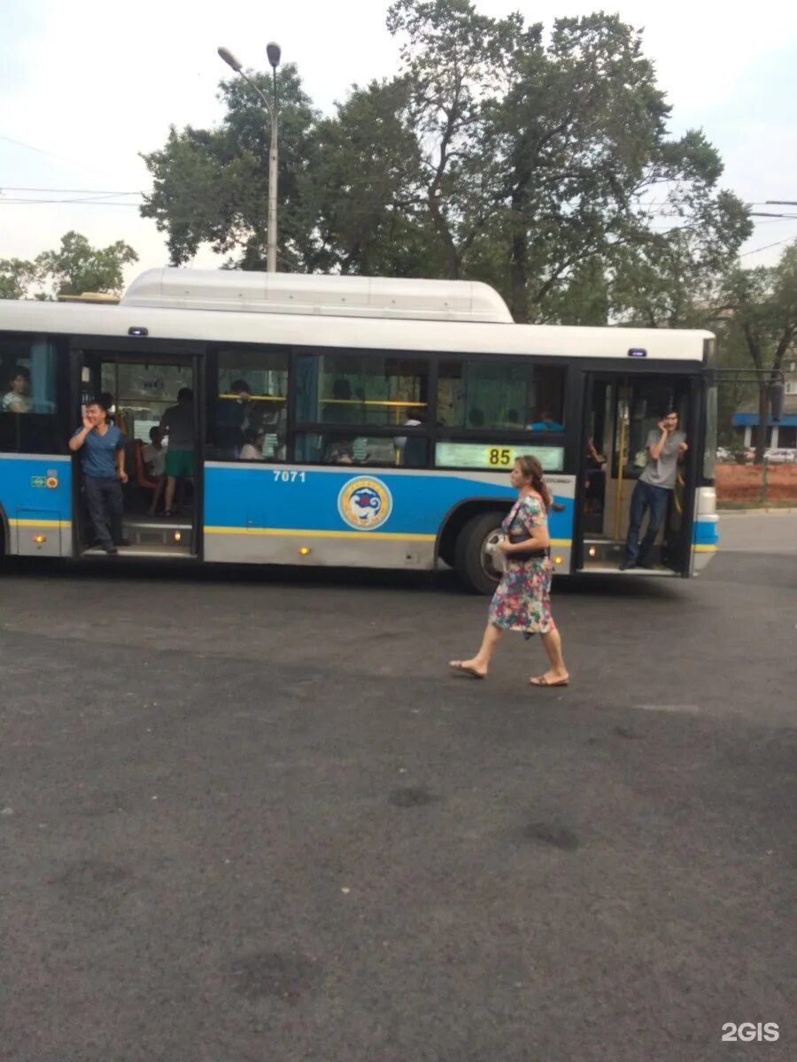 Остановки 85 автобуса спб. Автобусы Алматы. Автобус 85 Красноярск.
