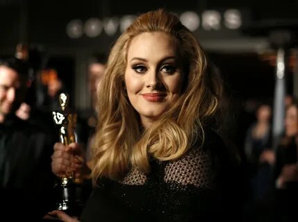 Singer Adele, winner of the Oscar for best original song for "Skyfall