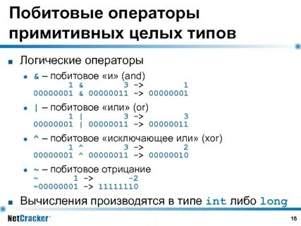 Побитовое и