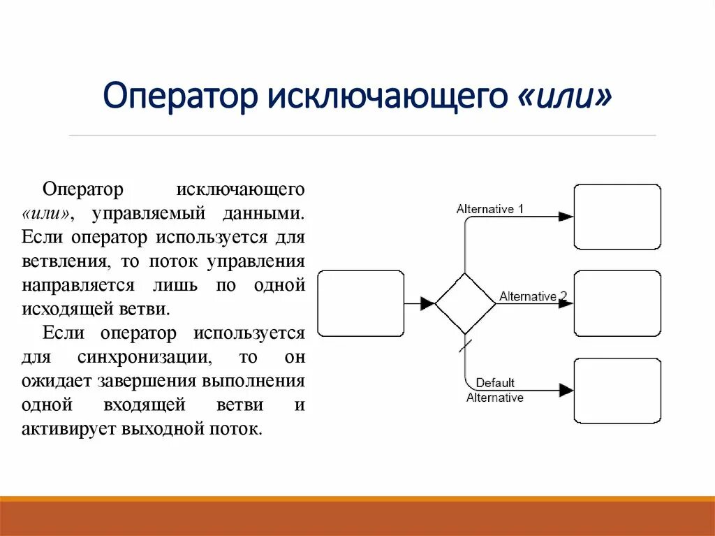 Оператор исключающего или. Оператор исключающее или. исключающее или bpmn. оператора не исключающее или. оператор неисключающего или.