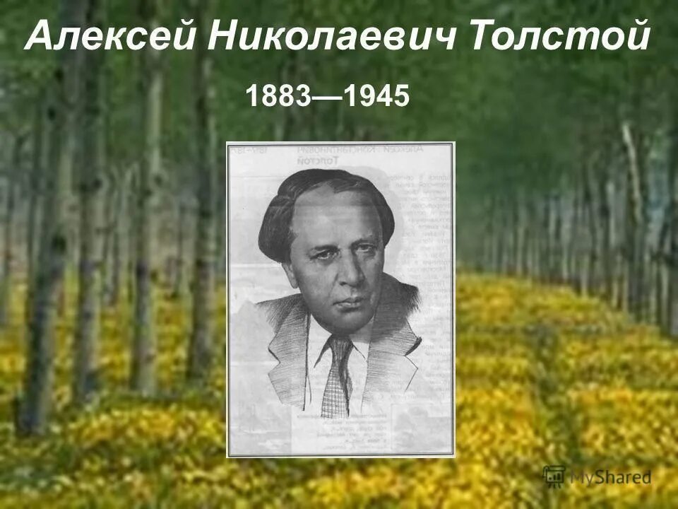 Кем был а н толстой. Портрет писателя Алексея Толстого.