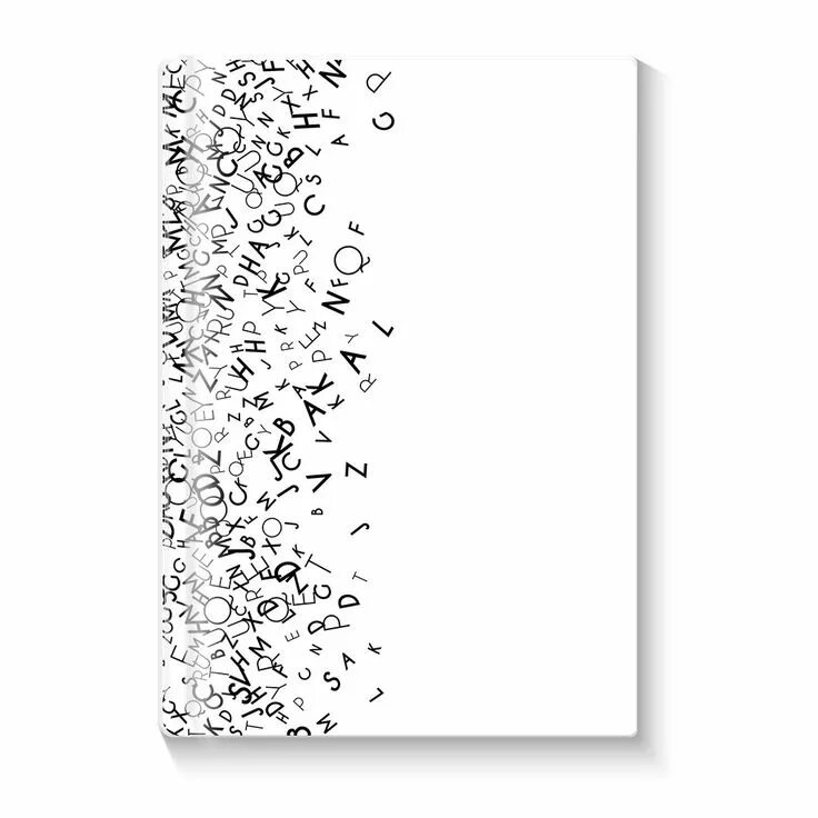 Falling letters. Фон для ежедневника для страниц. falling letters site. matrix letters falling vector.