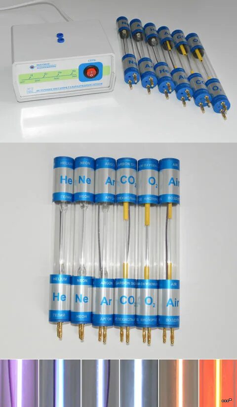 спектральная трубка с криптоном спектр. набор спектральных трубок с источником питания (сн-кл) 3к. набор спектральных трубок. набор спектральных трубок с источником питания для кабинета физики. спектральные трубки.