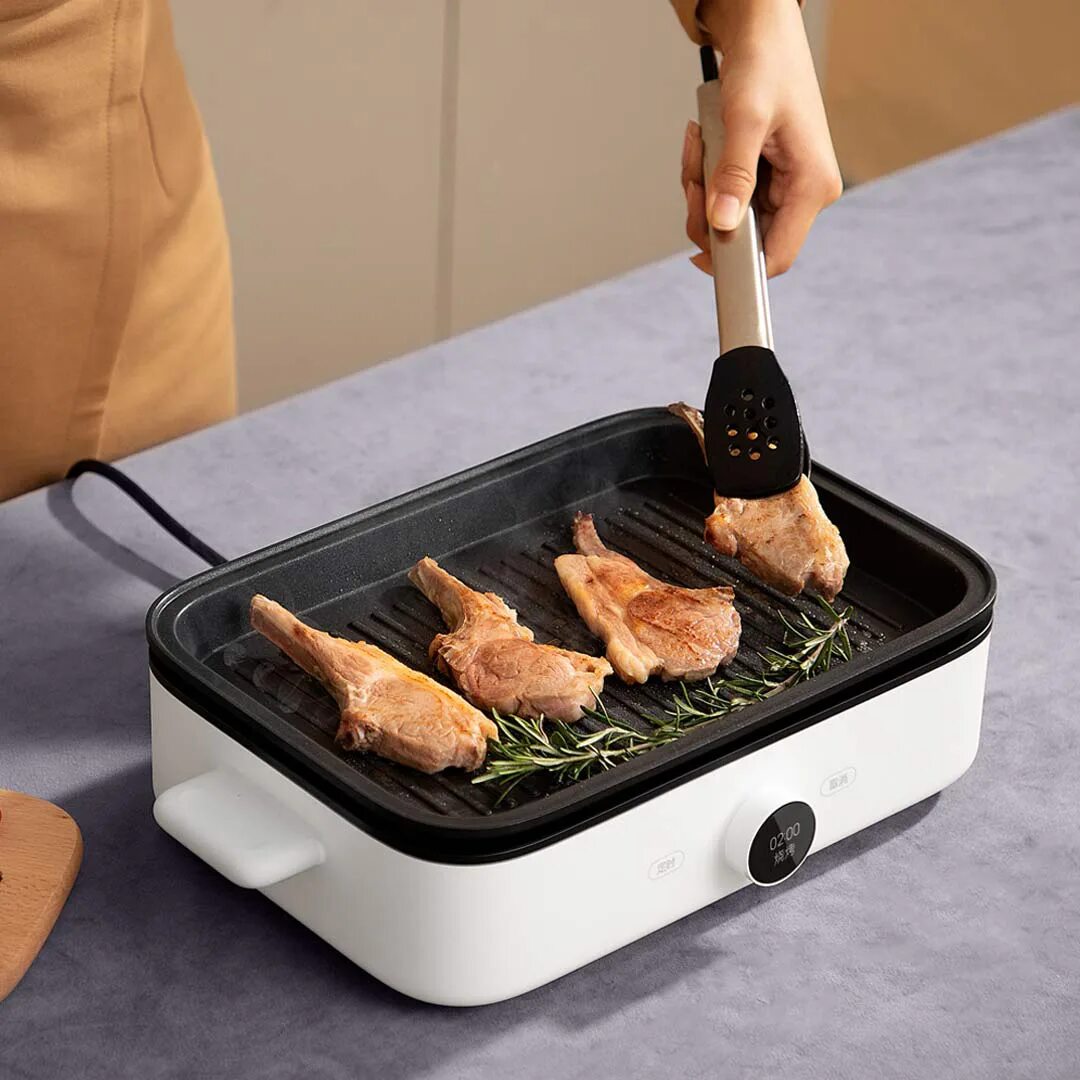 Xiaomi smart cook. Xiaomi Mijia Cooker. Сяоми сковорода многофункциональная. Умная сковорода Xiaomi. Умная кастрюля Xiaomi.