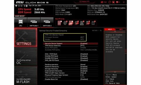 Tpm 2.0 msi