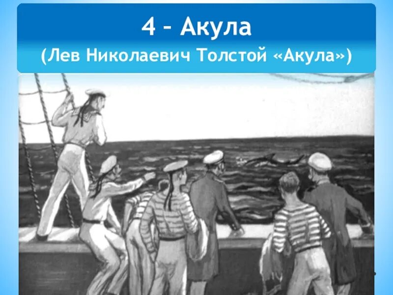 На палубу вышел капитан. Иллюстрации к рассказу акула л.н Толстого. Л толстой акула. Рассказ акула. Лев Николаевич толстой акула.