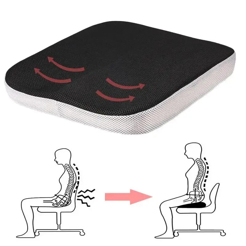 Ортопедическая подушка для сидения на стул купить. Ортопедическая подкладка под ягодицы для сидения р240. Ортопедическая подушка на стул. Подушка для спины. Сидушка на стул для позвоночника.