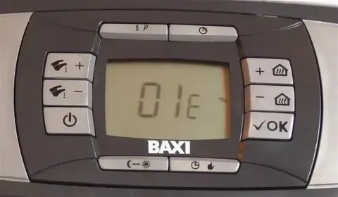 Бакси е03 ошибка причина