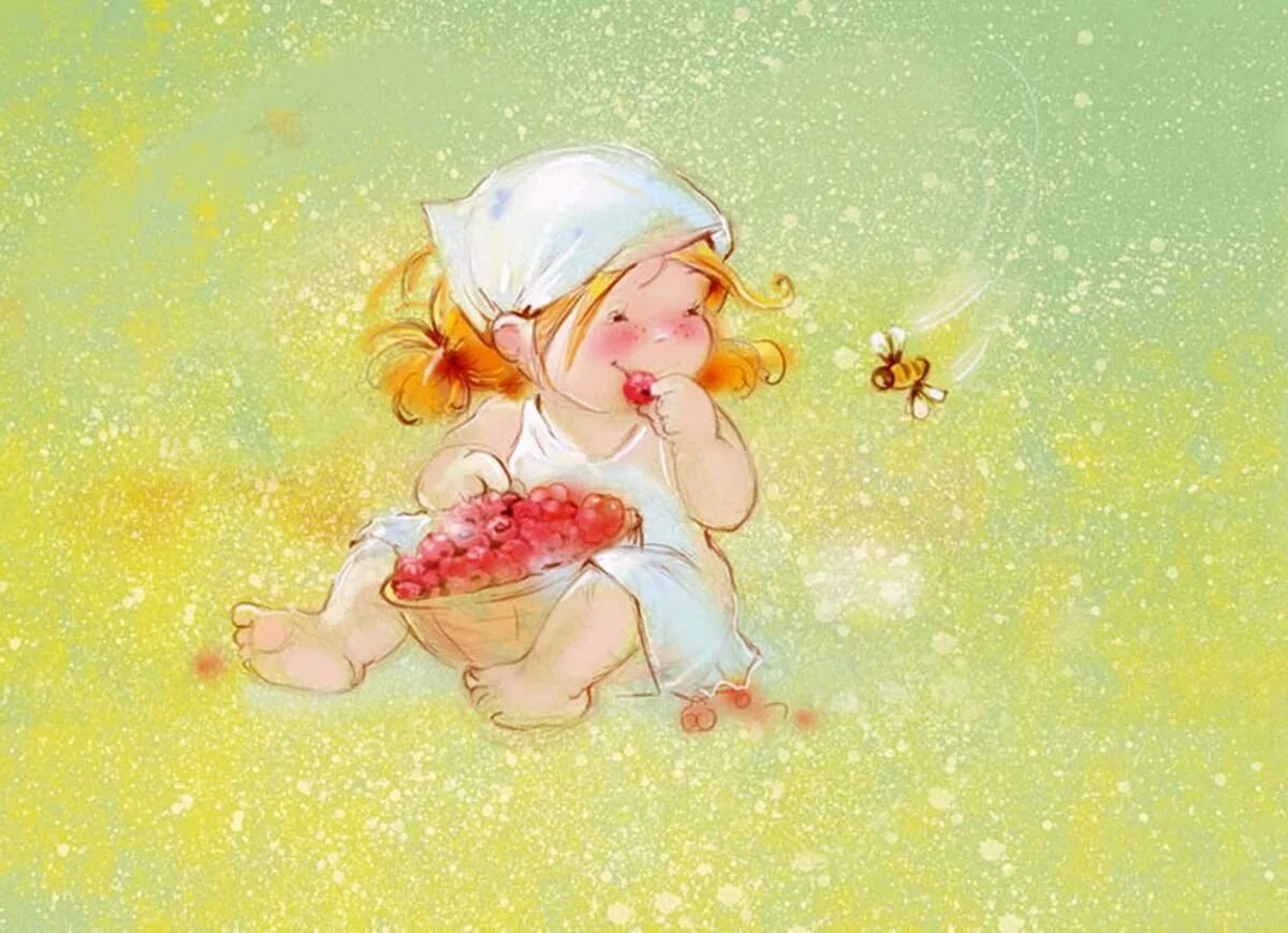 нежное детство. нежное детство. солнечная девочка. нежное детство. нежные акварельные образы екатерины бабок.