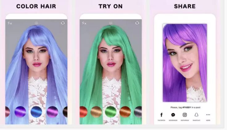 Приложение где прически цвет волос 17 Beauty Apps Every Makeup Addict Needs In Their Life Hairstyle app, Beauty app