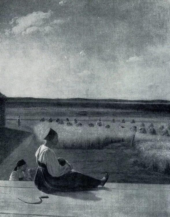 Венецианов жатва картина. А г венецианов на жатве лето. “на жатве. лето”, 1820-е годы, а. г. венецианов.