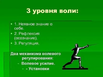 Уровень воли