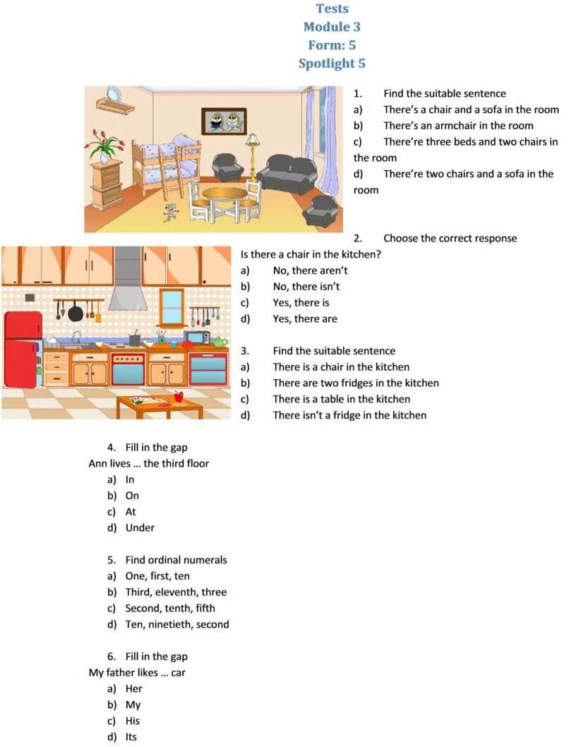 Тест по английскому языку 5 класс спотлайт. Модуль 5 английский язык 3 класс Spotlight. Английский язык 5 класс проверочные работы Module. Модуль спотлайт 3 модуль 6. Spotlight 5 Module 1 тест.